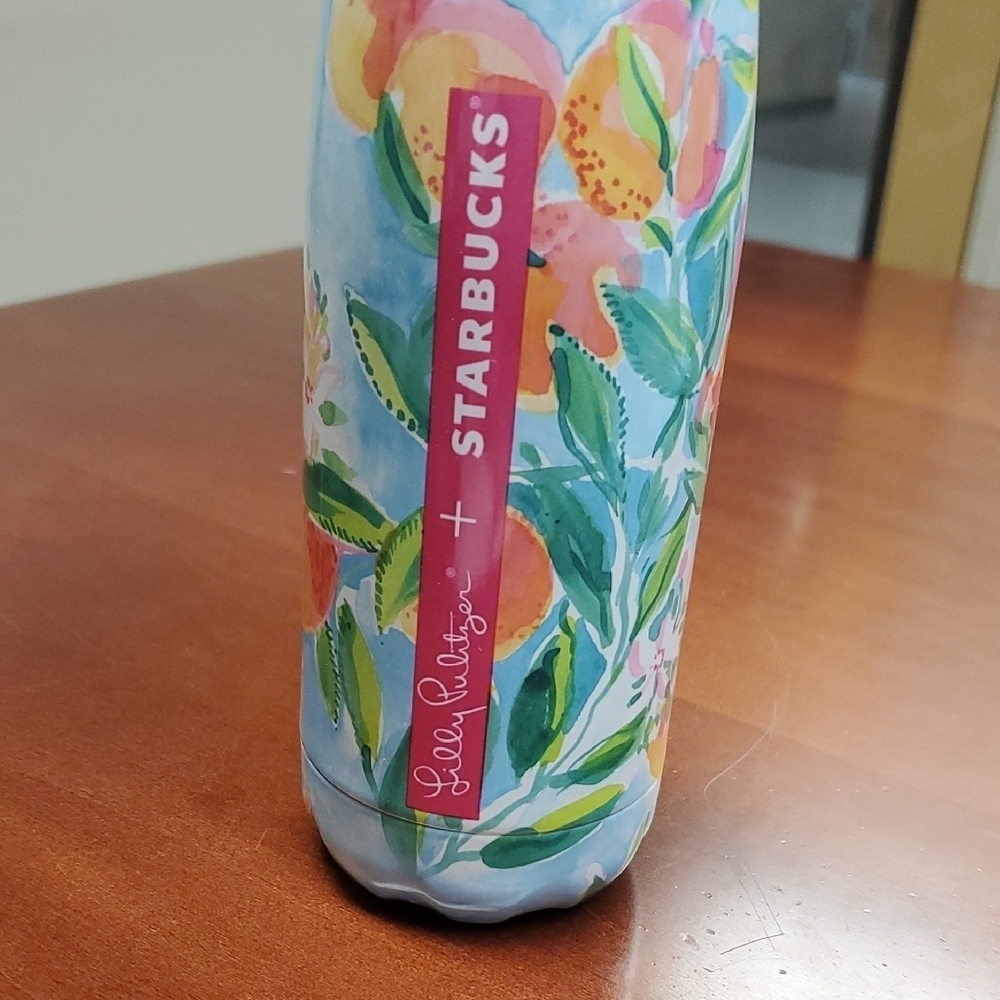 Lilly Pulitzer + Starbucks Water Bottle - Blue and Green - Picture 2 of 7